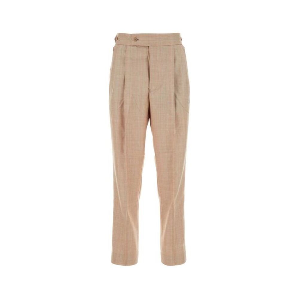 NEEDLES High-Waist Pleated Tailored Trousers Women PRINTED Pants